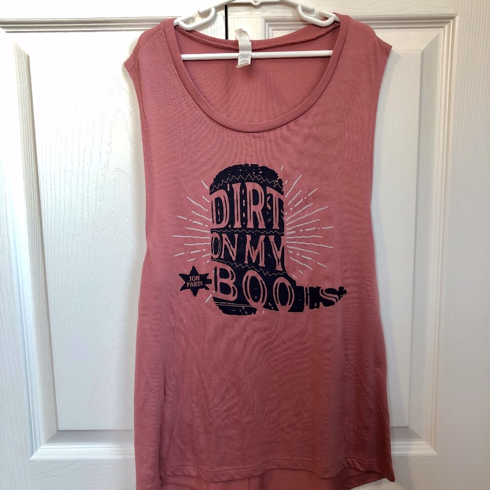 "Dirt on My Boots" Sleeveless Tee